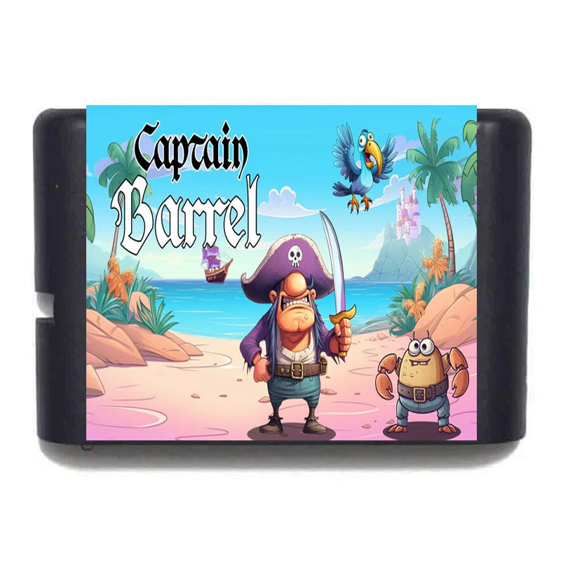 Captain Barrel Genesis/MD 16 Bit Game