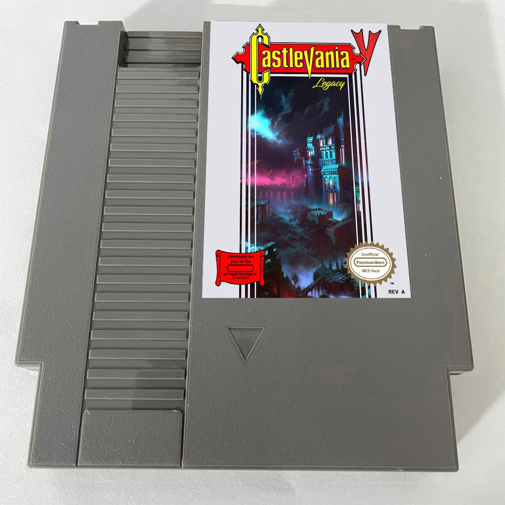 Castlevania V: Legacy NES Rom Hack - 72PINS USA/EUR VERSION Game Cartridge For Nintendo Entertainment System Console - ENGLISH