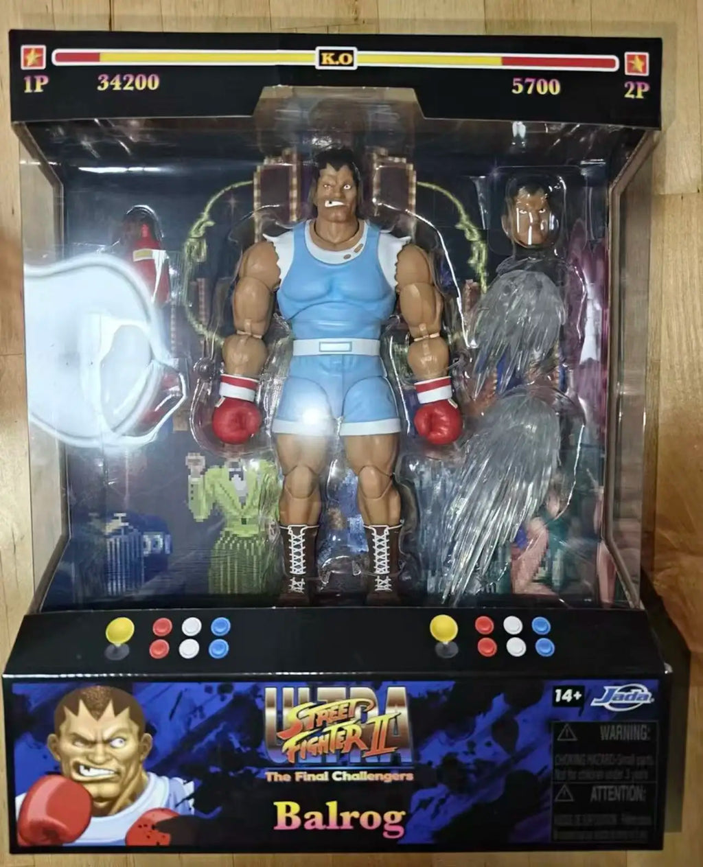 Jada Toys Ultra Street Fighter II Akuma Baison honda Violent Ken RYU Guile 6" Inch Action Figure Collectible Toy Gift In Stock