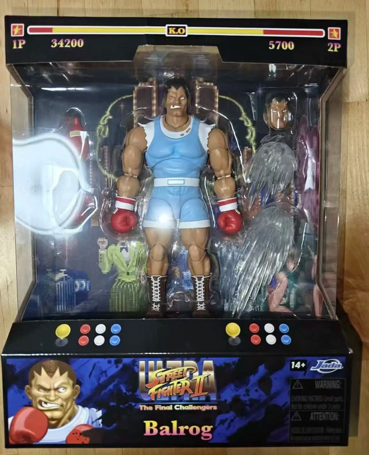 Jada Toys Ultra Street Fighter II Akuma Baison honda Violent Ken RYU Guile 6" Inch Action Figure Collectible Toy Gift In Stock