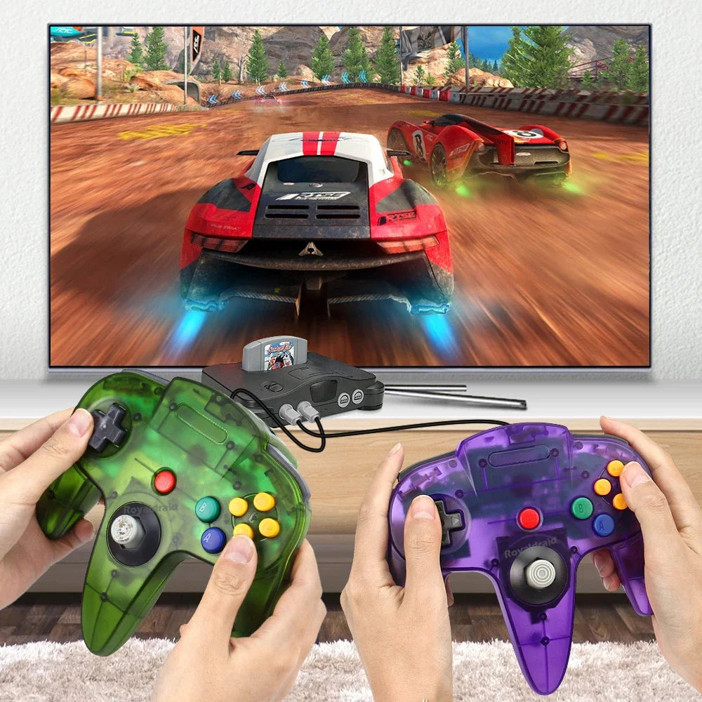 NEW For N64 Controller Classic Wired Remote Control Gamepad Gaming Joystick Retro Video Game System For N64 Console Joypads