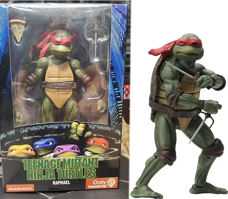 Ninja Turtle Anime Figure Neca 1990 Film Version Limited Edition Action Figurine Model Pvc Statue Room Ornament Birthday Gift