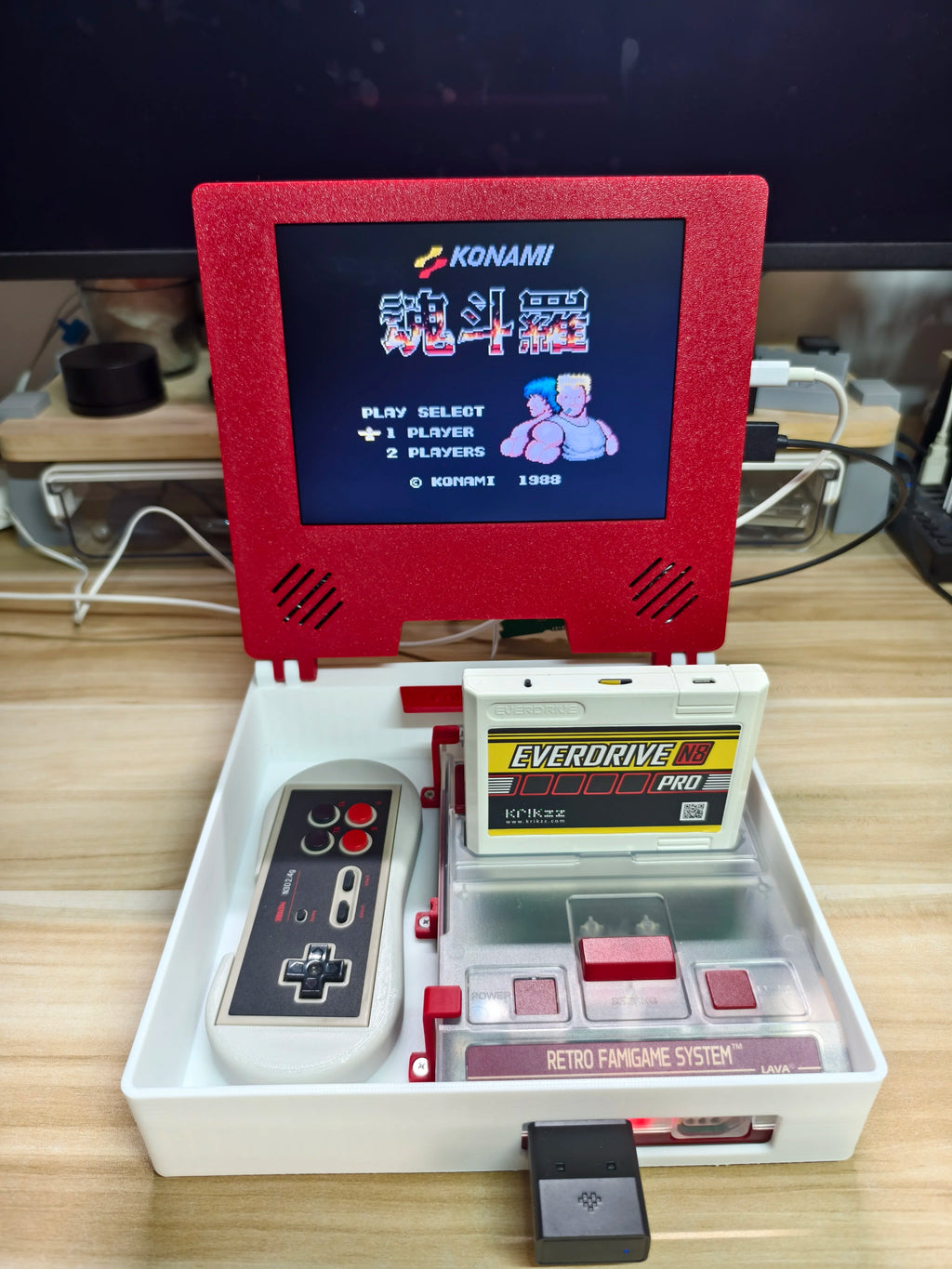 8Inch 4:3 LAVA FC RGBFC Retro Arcade Game Portable MINI monitor LCD Screen With Stereo HDMI Output Support LAVA FC