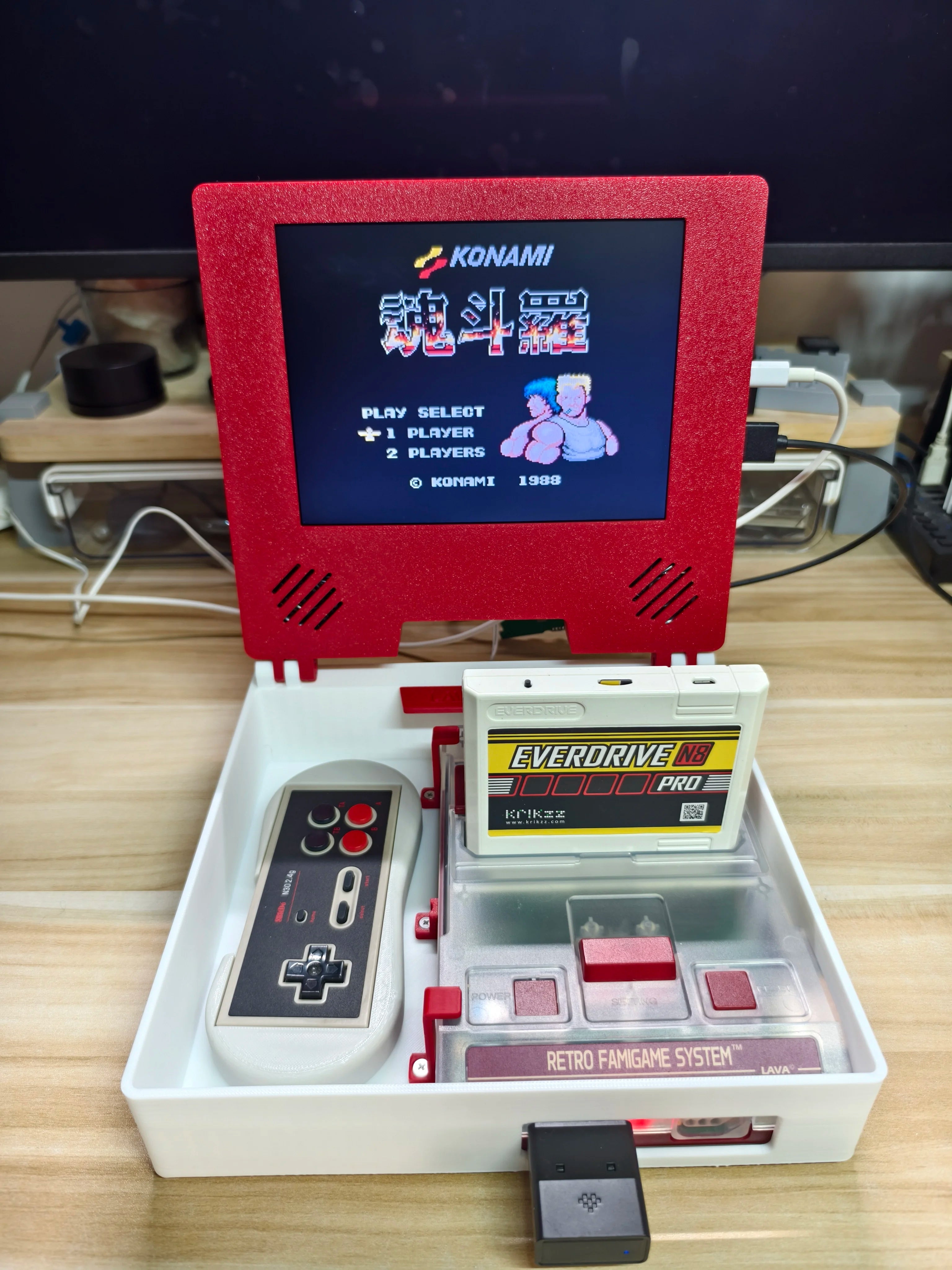 8Inch 4:3 LAVA FC RGBFC Retro Arcade Game Portable MINI monitor LCD Screen With Stereo HDMI Output Support LAVA FC