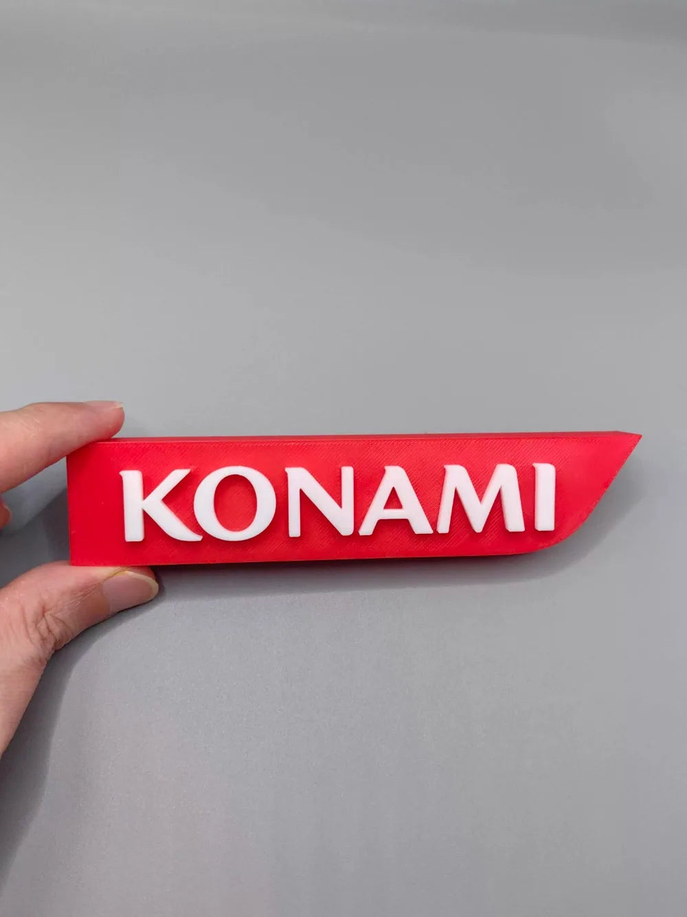 Video Game Company Title 3D Printing Logo Nameplate for Model Doll PVC Figure Collection Display Cosplay Exhibition Ornament Toy