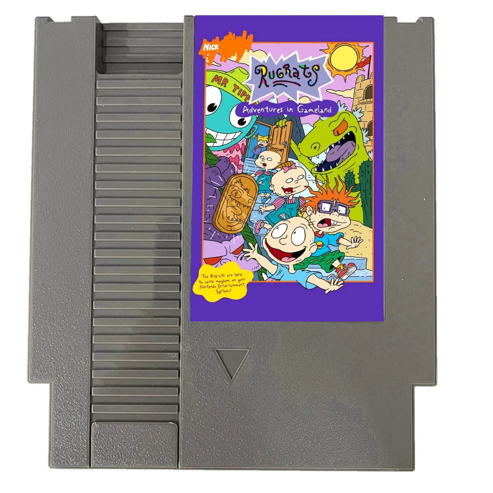 Rugrats Adventures in Gameland - 8 bit Game Cartridge for NES Game Consoles