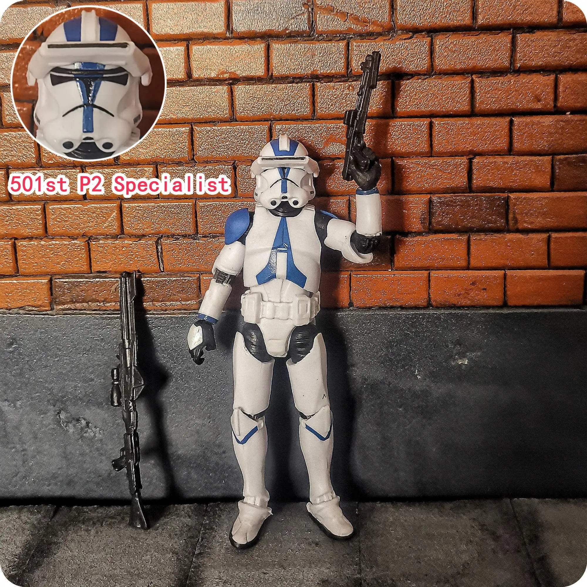 Star Wars 3.75 Inch Trooper 1/18 501st 187th Legion  Shock Action Figure REX ARF P1 P2 clone Toys Model Loose