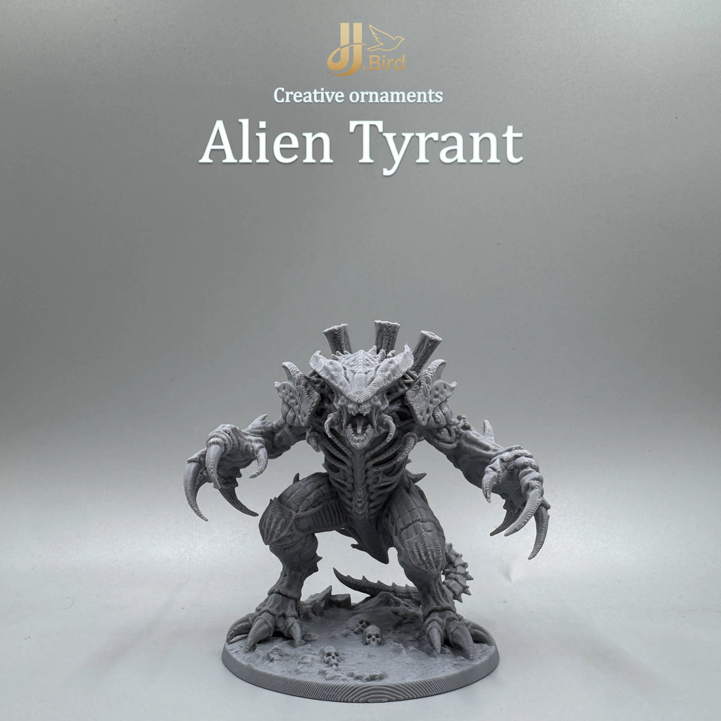 Alien Monster Miniature, TTRPG Style, Tabletop Wargame Figurine, Collectible Sculpture