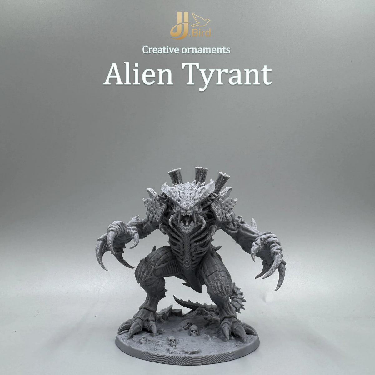 Alien Monster Miniature, TTRPG Style, Tabletop Wargame Figurine, Collectible Sculpture