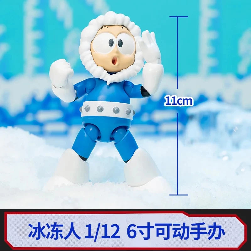 Jada Toys Mega Man Action Figure Model  Rockman, FIREMAN, ICEMAN