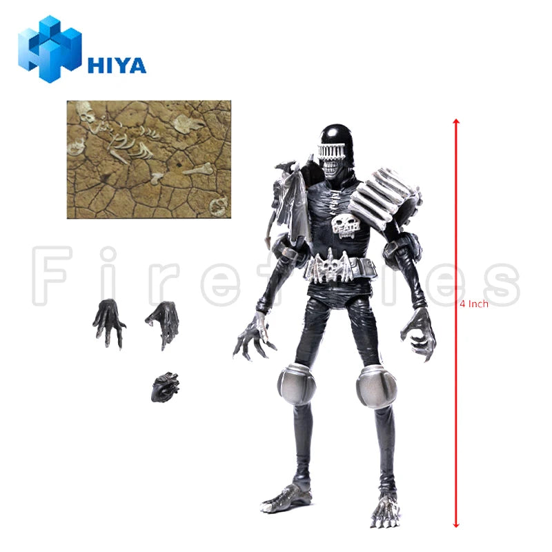 1/18 HIYA 4inch Action Figure Exquisite Mini Series Judge Dredd Series