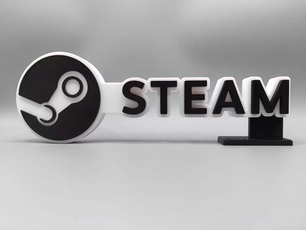 Video Game Company Title 3D Printing Logo Nameplate for Model Doll PVC Figure Collection Display Cosplay Exhibition Ornament Toy