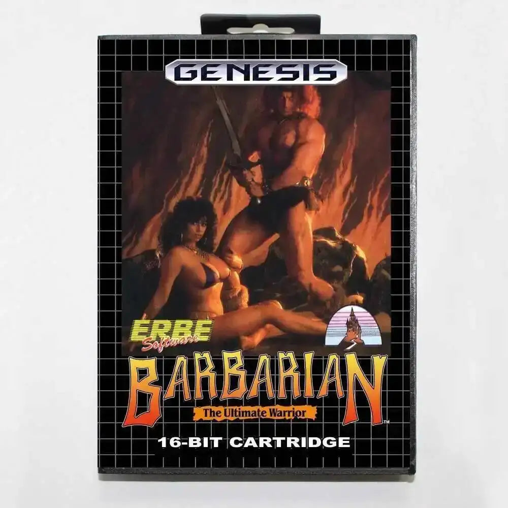 Barbarian MD Game Card 16 Bit USA Cover for Sega Megadrive Genesis Video Game Console Cartridge