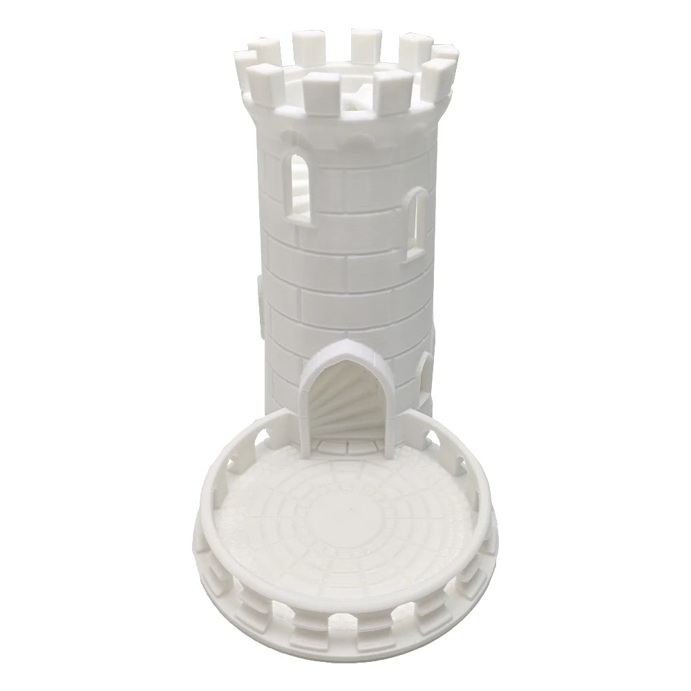 DND Medieval Dice Tower Twister Accessory for Role Playing Board Games Tabletop Rolling Castle Tray