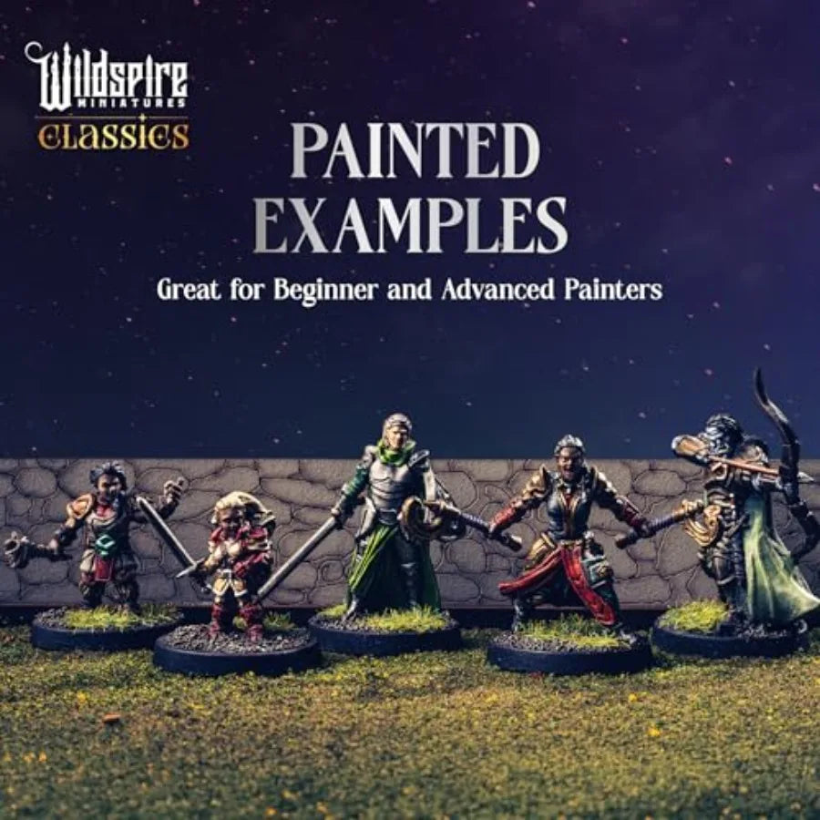 Classic Heroes - - 51 Paintable Characters for DND Miniatures Bulk, 28mm for Dungeons Dragons type games