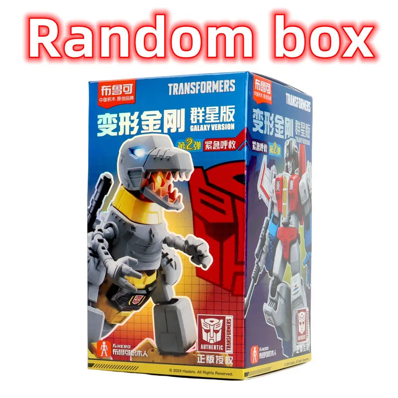 1/9pcs Transformer building block Splicing toys Optimus Prime bumblebee Shockwave Megatron Robot Action Figure Toy For Kids Gift