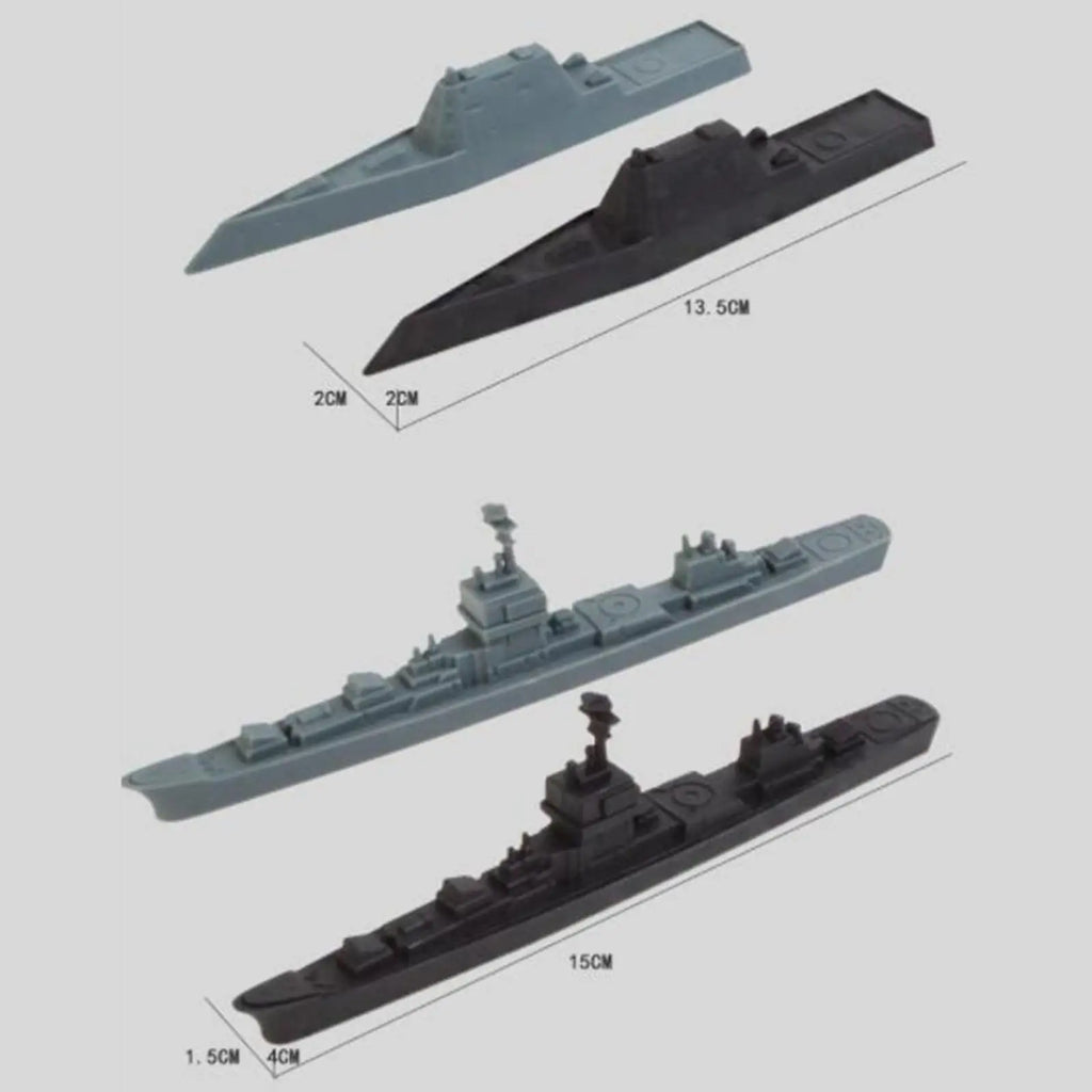 17x Naval Ship Assembly Kit Featuring Helicopter for Boys and Girls
