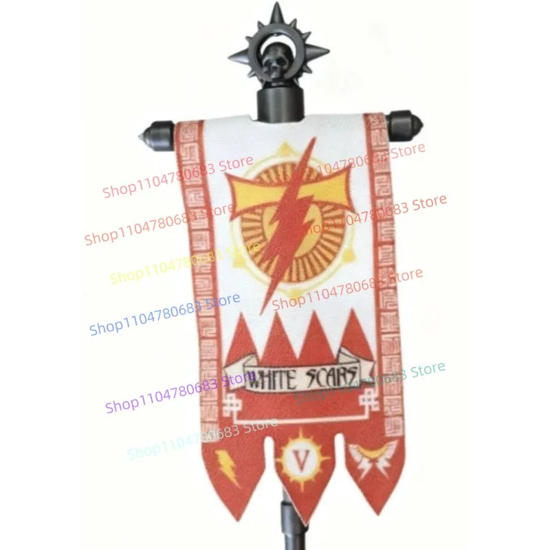 MOC Building Blocks Legion Battle Flag Accessory Mini Figure Assembly Model Display Anime Game Decor Toy Gift Collectible