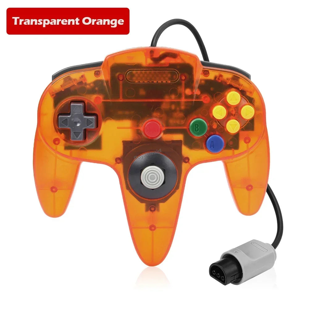 8 Colors Wired Gamepad For N64 Console Joypad Control for N64 Classic Joystick Retro Game Console Gamepad Accessories