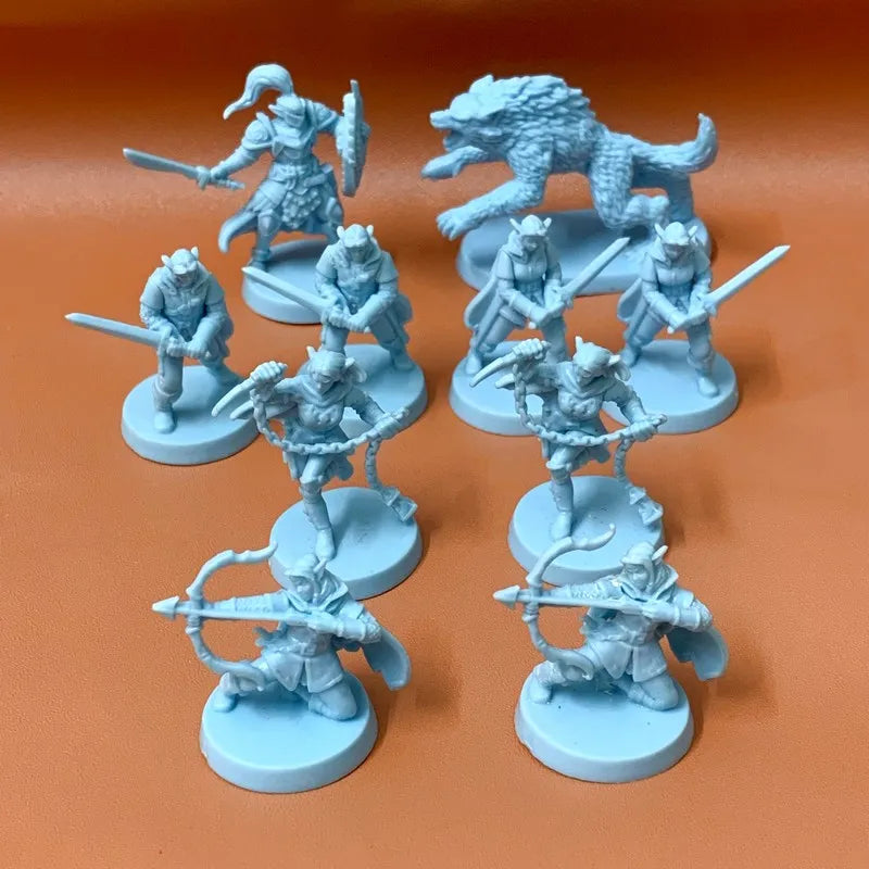 Set Heroes Orcs Enemies Furniture Miniatures Heroquest Mage of the Mirror Board Game