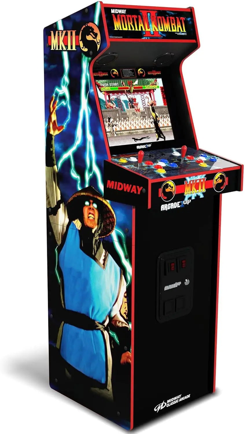 Mortal Kombat II Deluxe Arcade Machine for Home - 5 Feet Tall - 14 Classic Games