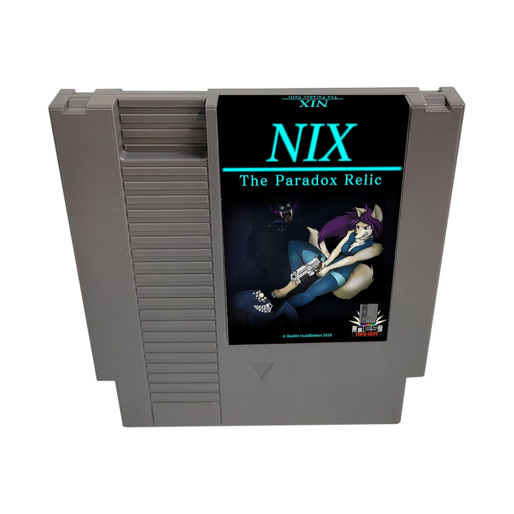 Nix: The Paradox Relic - A Brand NEW NES Game Cartridge 8 Bit 72 Pin Video Game Cart For Original NES Game Console