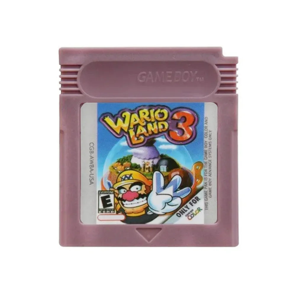 New GBC 16 Bit Game Video Game Cartridge Console16 Bit Game Card Wario Land Donkey Kong Wario Land 2 Yoshi for GBC/GBA Mario