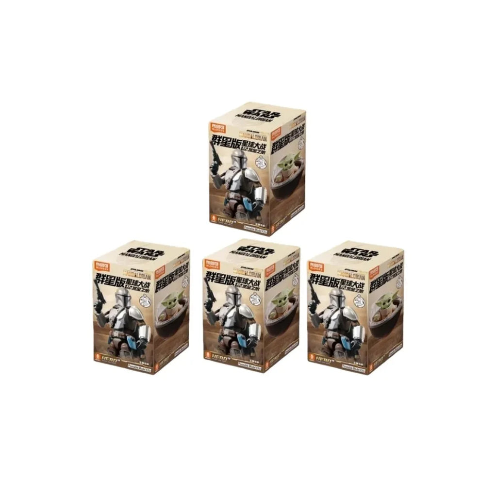 Blokees Star Wars The Mandalorian Action Figures Bounty Journey Series Blind Box Collectible Toys for Fans Collection
