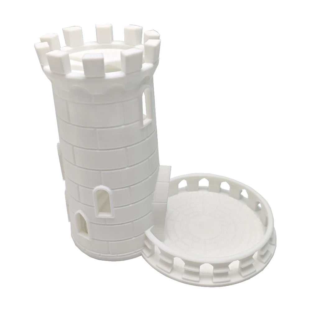 DND Medieval Dice Tower Twister Accessory for Role Playing Board Games Tabletop Rolling Castle Tray