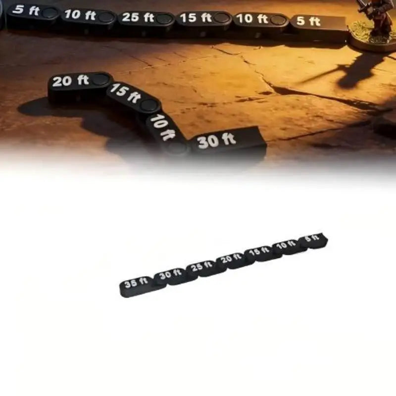 *Articulated  Movement Ruler – Flexible Chain Measuring Gauge For Wargaming Board Games