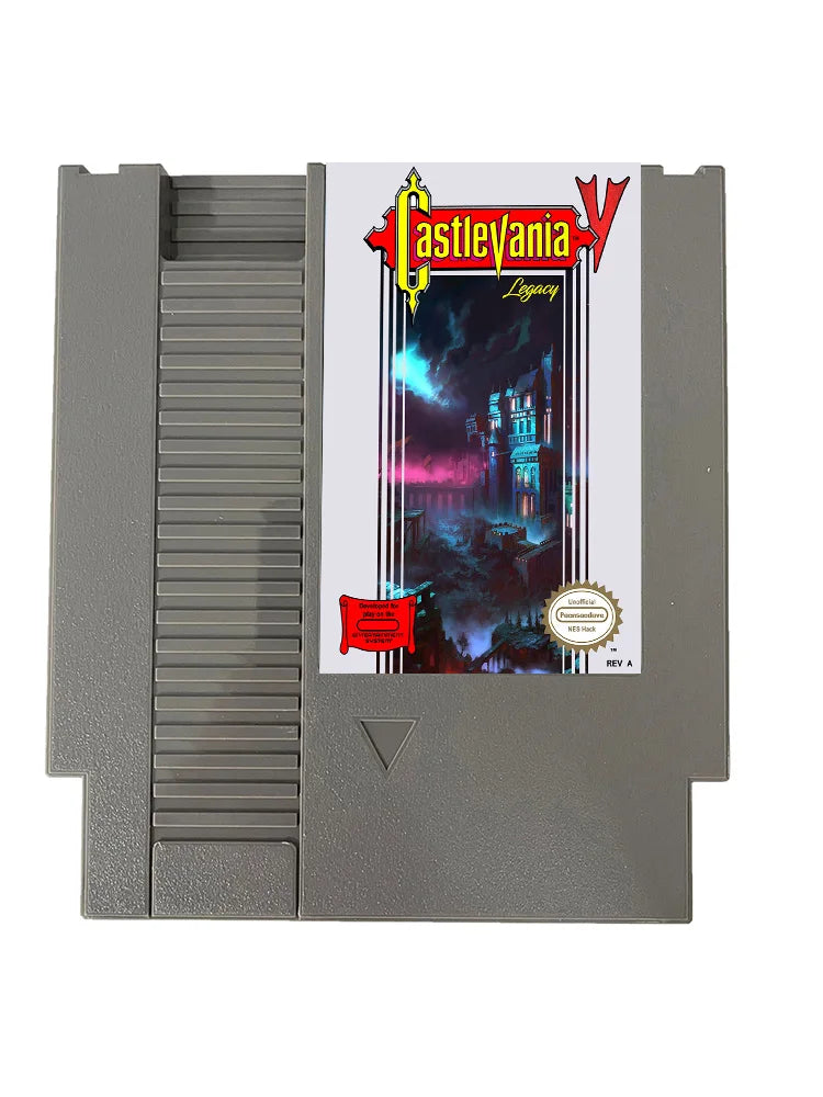 Castlevania V: Legacy NES Rom Hack - 72PINS USA/EUR VERSION Game Cartridge For Nintendo Entertainment System Console - ENGLISH