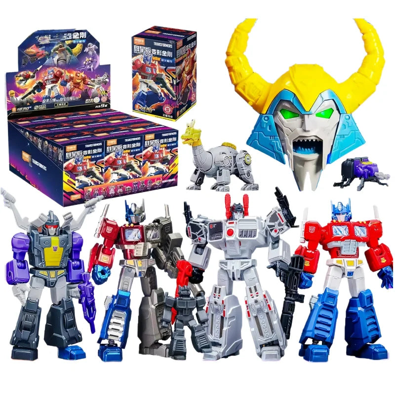 Blokees Transformers Building Block Galaxy Version Vol.8 Action Figure Optimus Prime Unicron Assembly Model Collectible Toy Gift