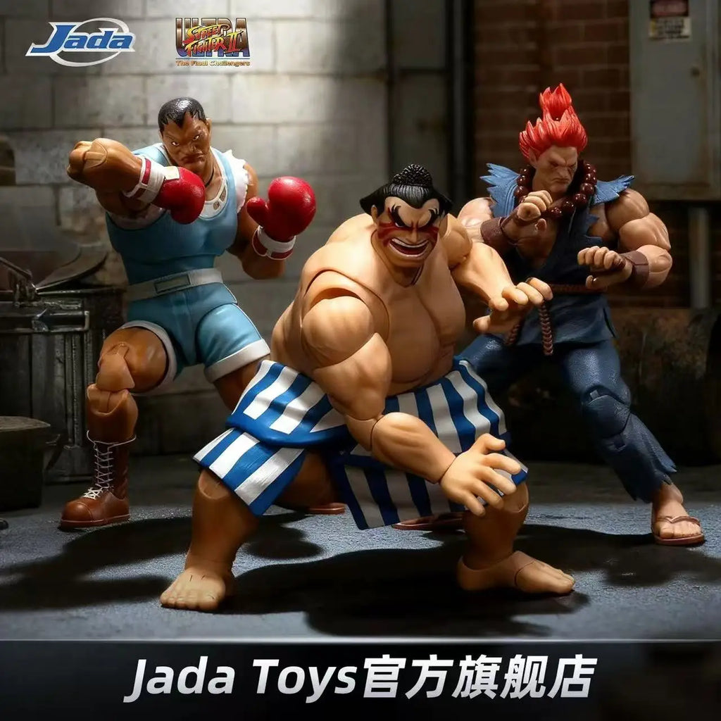 Jada Toys Ultra Street Fighter II Akuma Baison honda Violent Ken RYU Guile 6" Inch Action Figure Collectible Toy Gift In Stock