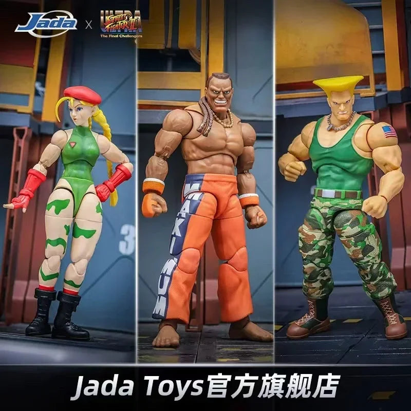 Jada Toys Ultra Street Fighter II Akuma Baison honda Violent Ken RYU Guile 6" Inch Action Figure Collectible Toy Gift In Stock