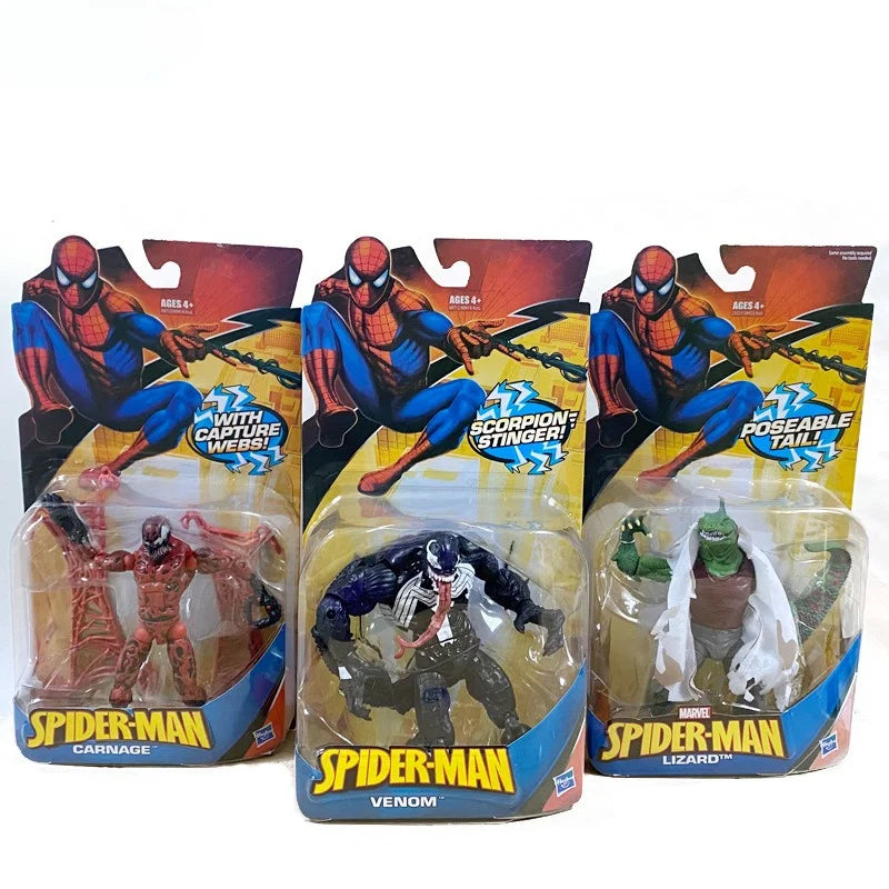 Marvel Legends Spiderman Series Carnage, Venom, Lizard Action Figures