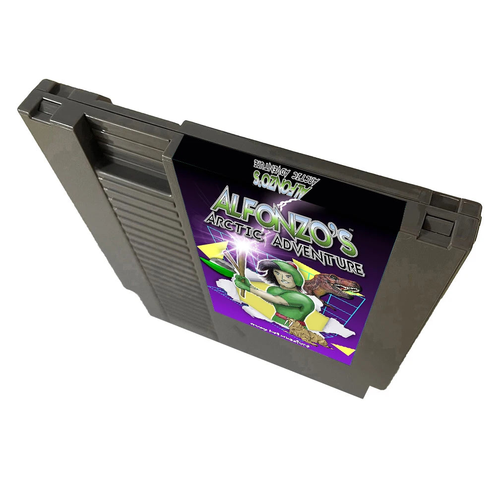 Alfonzo's Arctic Adventure - A Brand NEW 8 Bit Video Game NES Game Cartridge For Nintendo NES Game Console