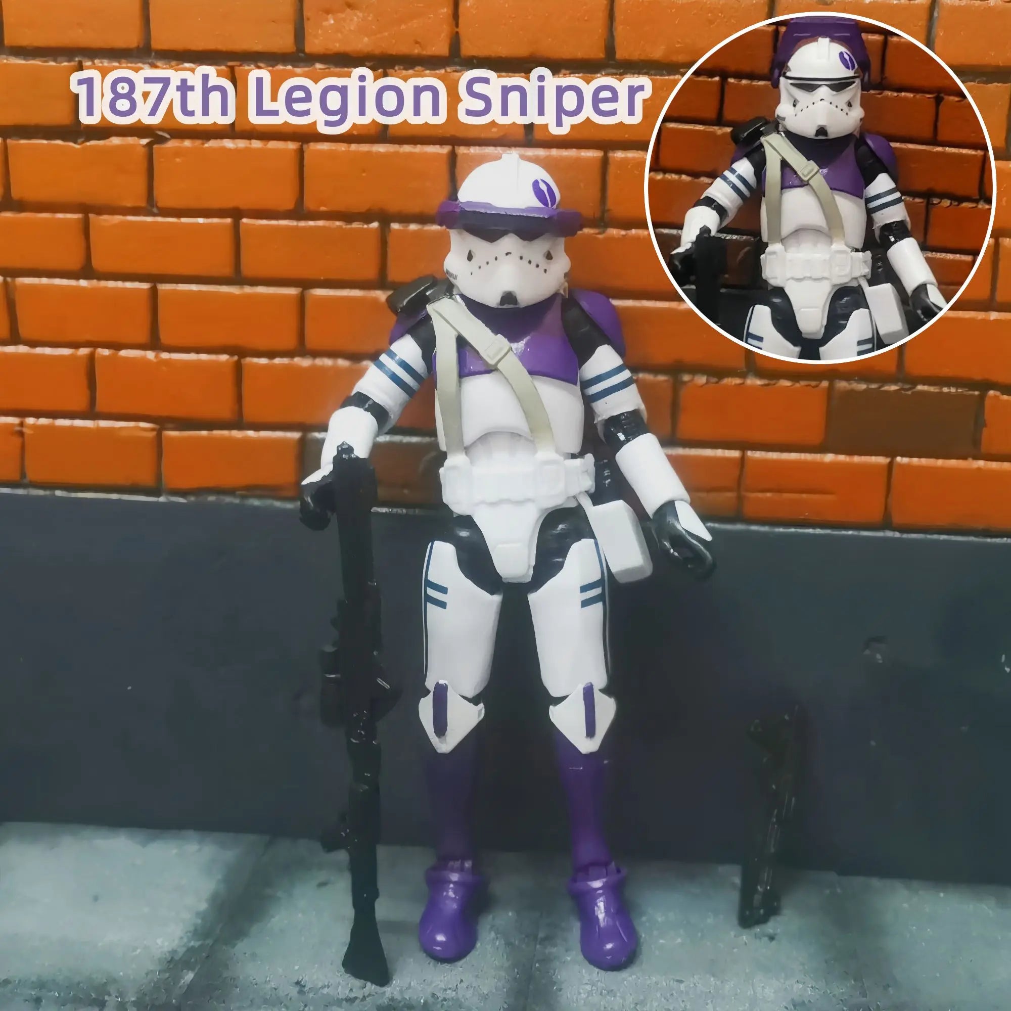 Star Wars 3.75 Inch Trooper 1/18 501st 187th Legion  Shock Action Figure REX ARF P1 P2 clone Toys Model Loose