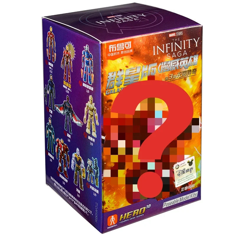 Original BLOKEES The Avengers Building Block Toys Action Figure Iron Man Captain America Thanos Assembly Model Toys Kids Gifts