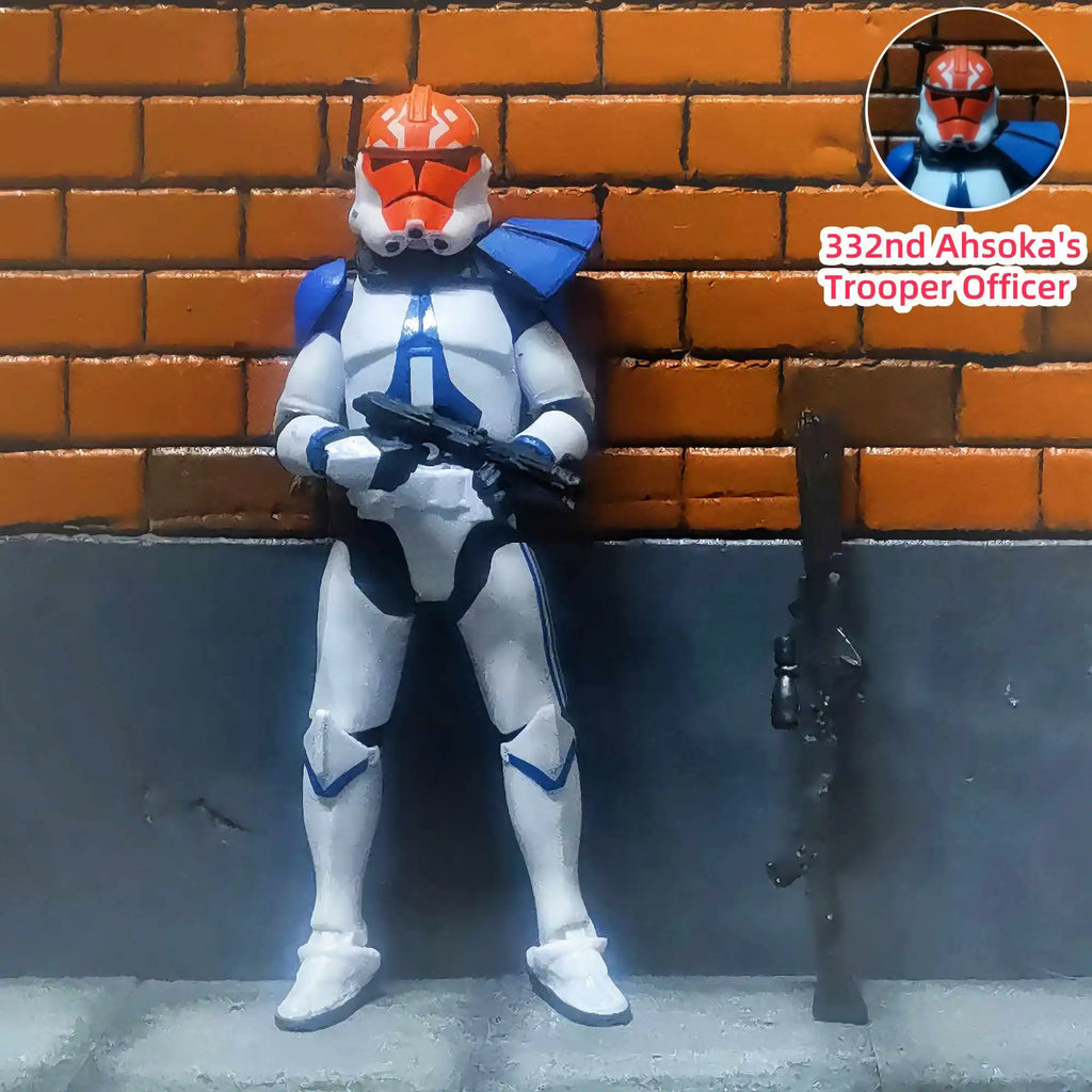 Star Wars 3.75 Inch Trooper 1/18 501st 187th Legion  Shock Action Figure REX ARF P1 P2 clone Toys Model Loose