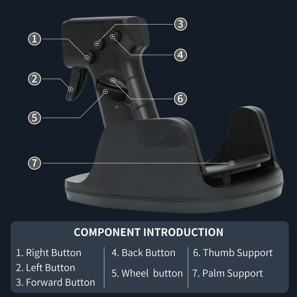 CYLIEX L25B Gun Mouse FPS Game Pistol Handle Grip Wired Gaming Mouse Peripherals Pc Custom Gamer Accessories Shooting Mice
