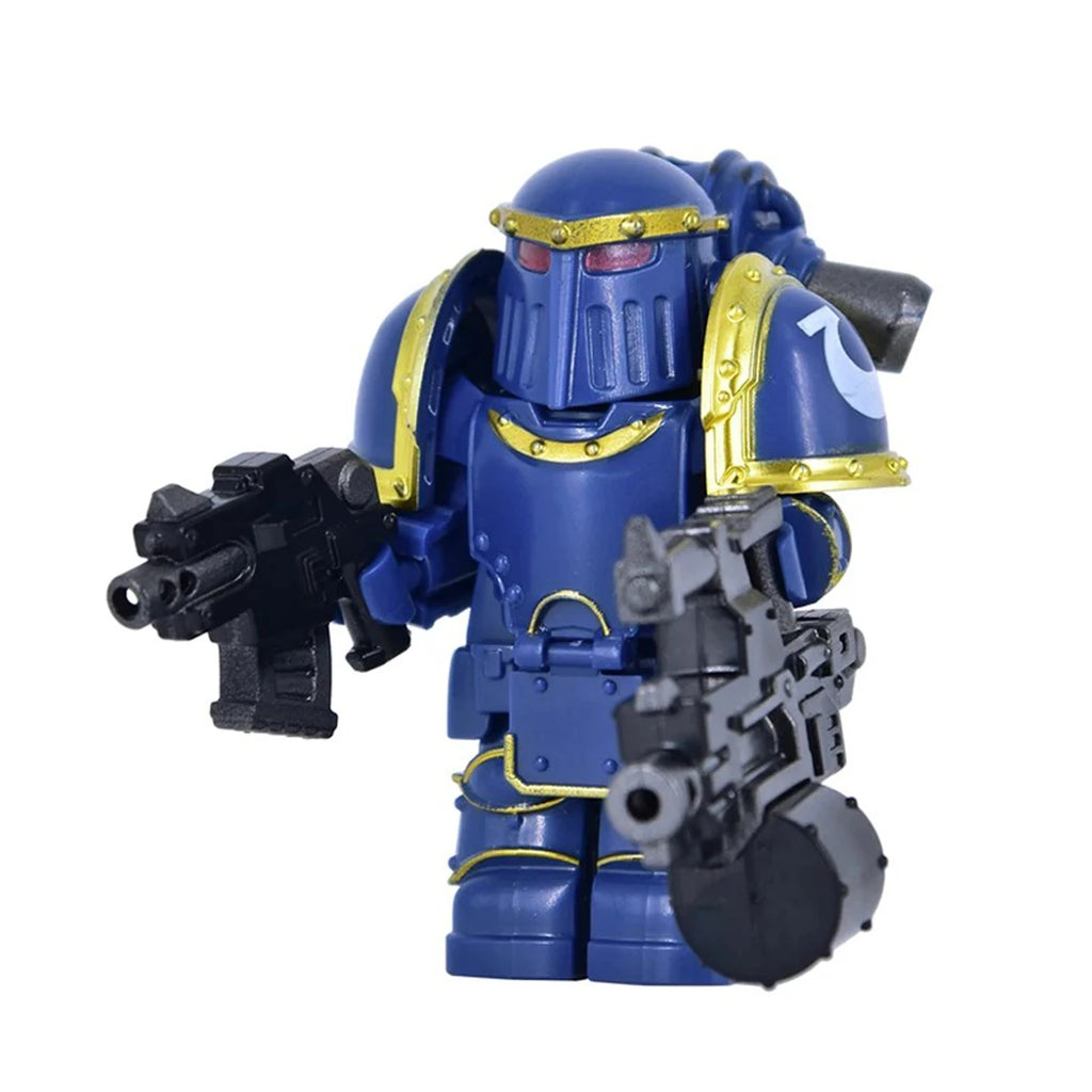 11pcs Medieval Soldiers Mini Action Knights Bracket Model Figures Weapons Robots Mecha Building Blocks Bricks Toy