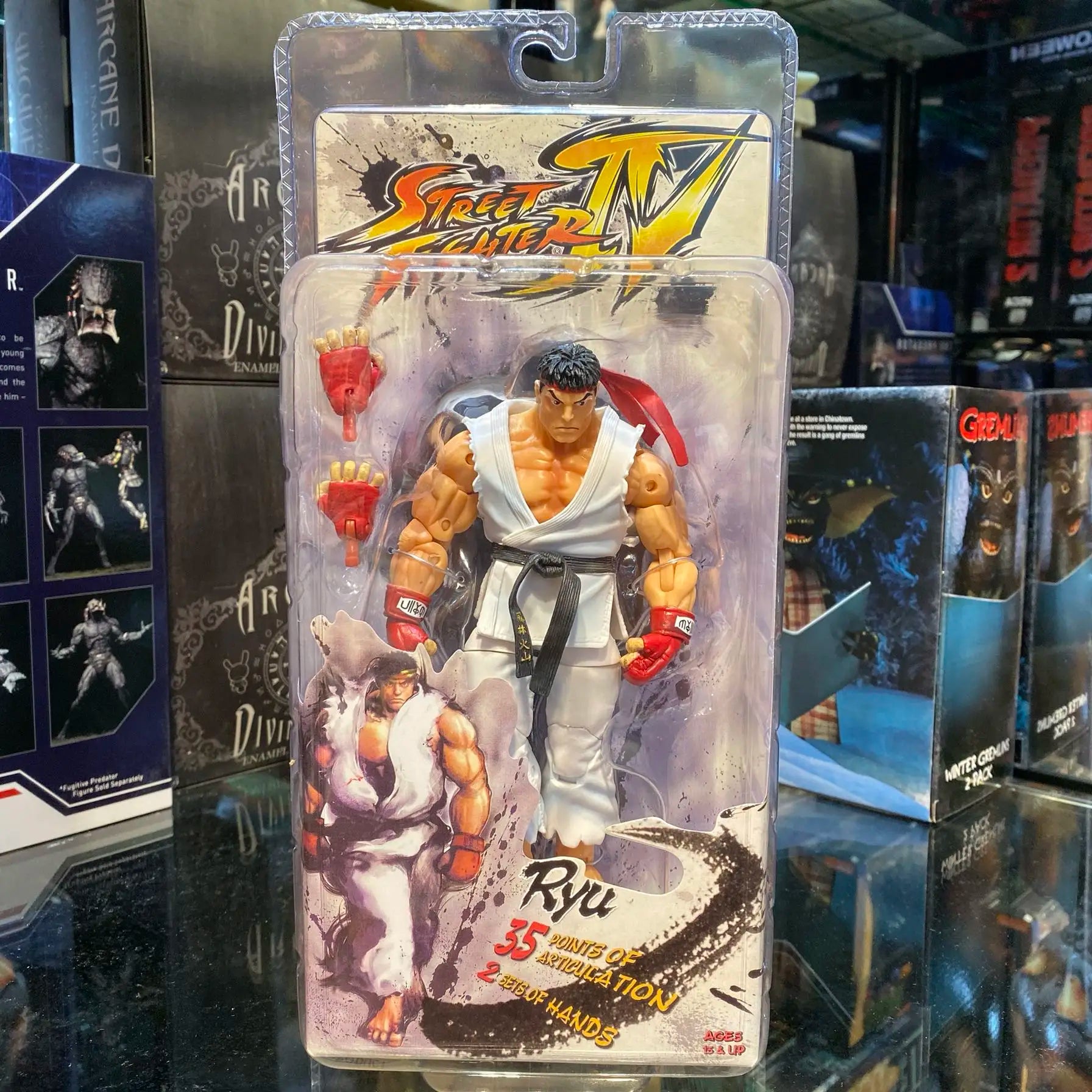 Neca Street Fighter, Ryu, Ken, Chun Li, Guile, Figures