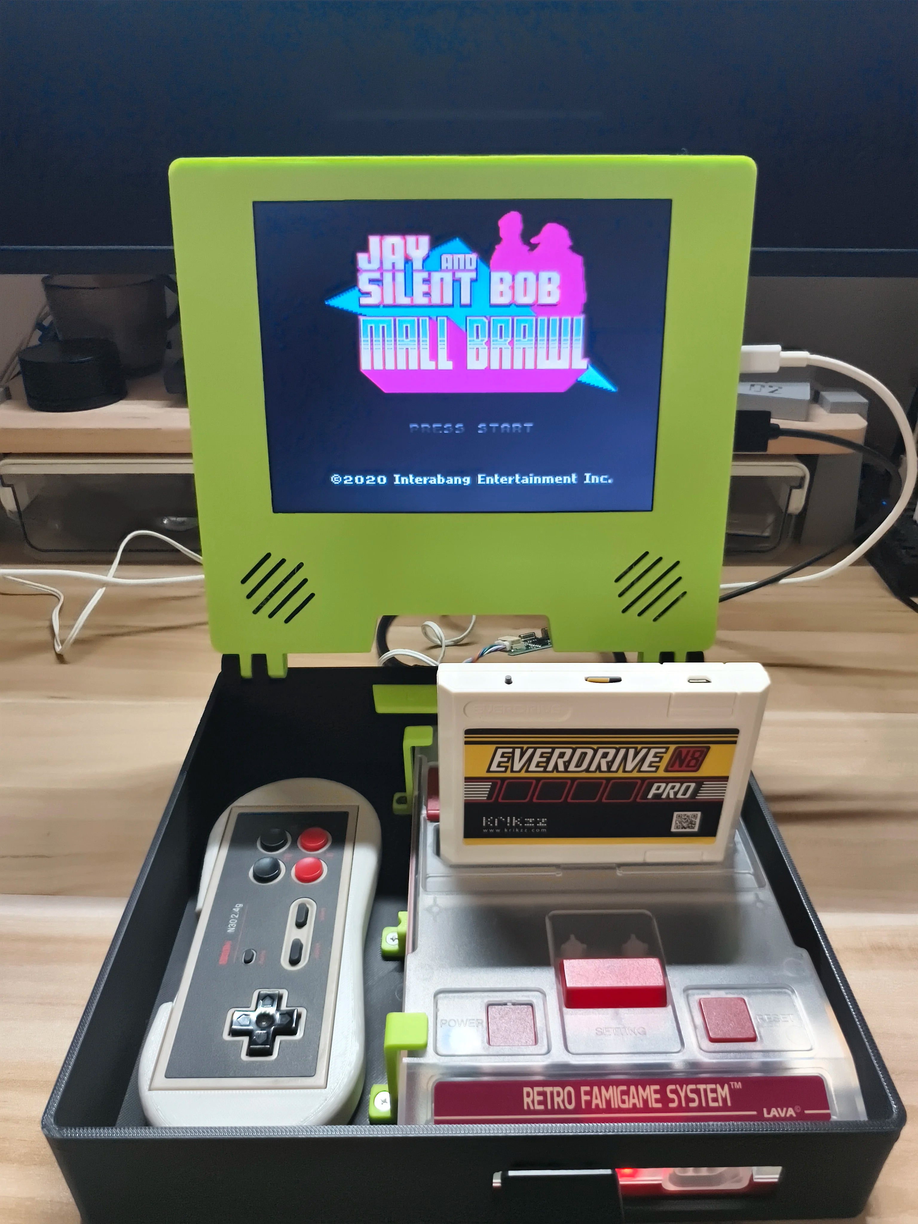 8Inch 4:3 LAVA FC RGBFC Retro Arcade Game Portable MINI monitor LCD Screen With Stereo HDMI Output Support LAVA FC