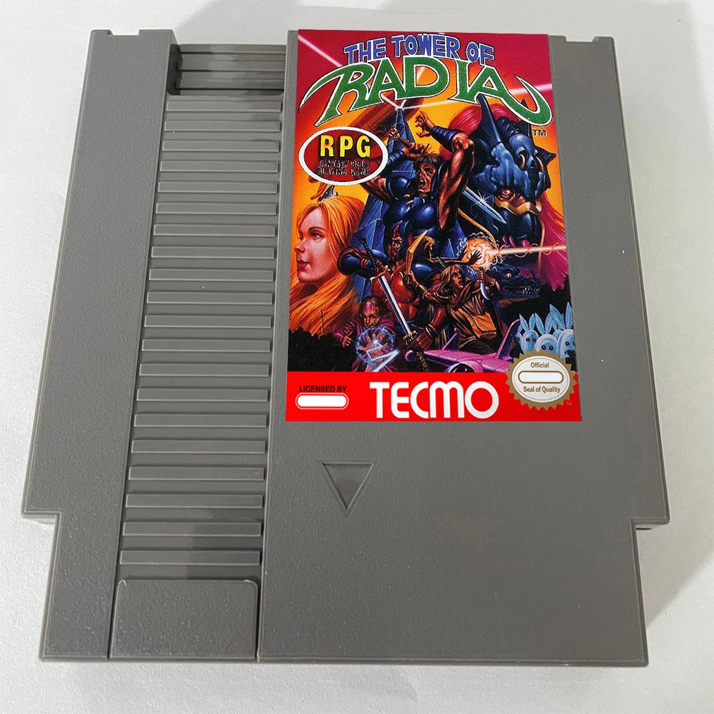 The Tower of Radia - 72 pins 8 bit Game Cartridge for NES Game Console