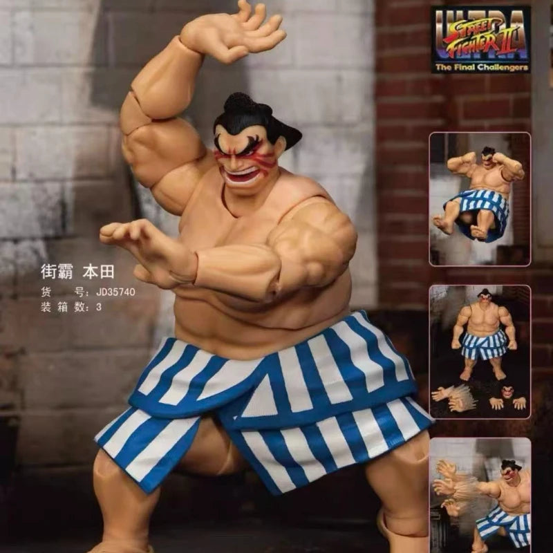 Jada Toys Ultra Street Fighter II Akuma Baison honda Violent Ken RYU Guile 6" Inch Action Figure Collectible Toy Gift In Stock