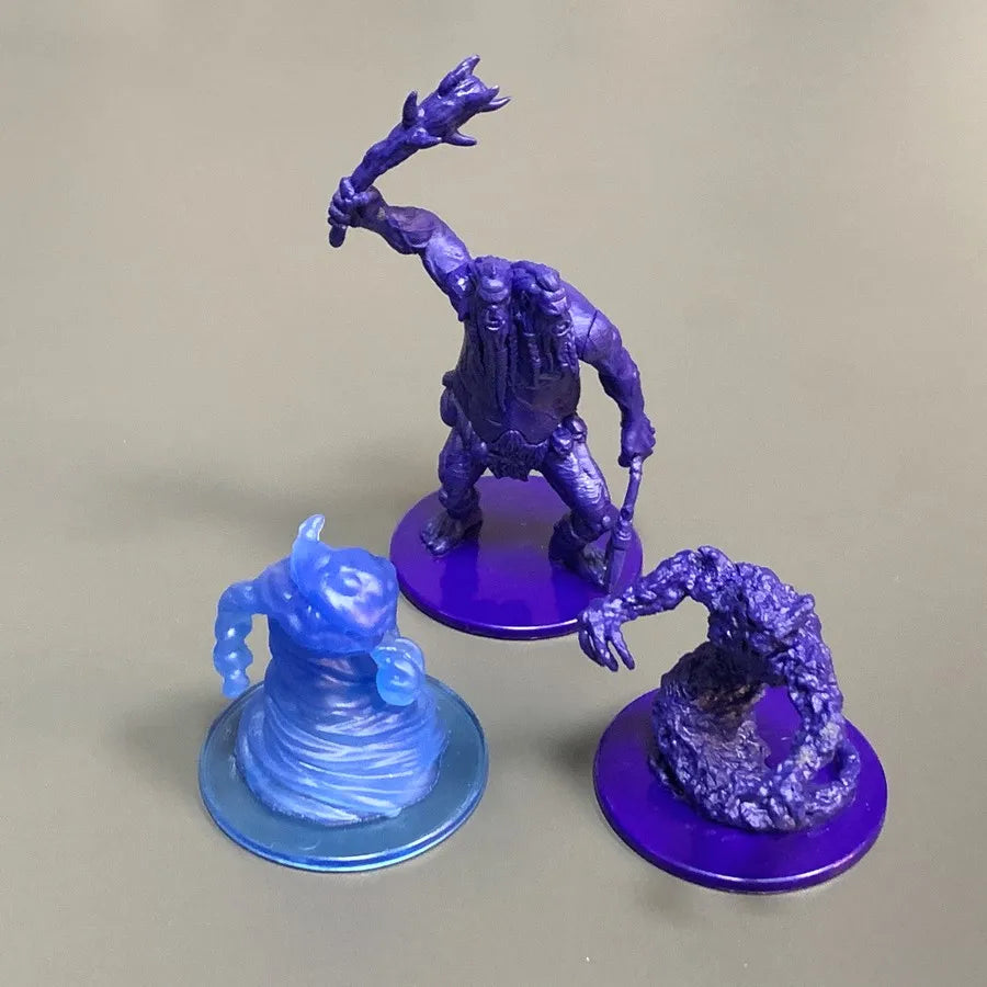 Lot Cave Bear Red Dragon Devil Rogue Cleric Elf Paladin  Monsters Character Board Game Minis