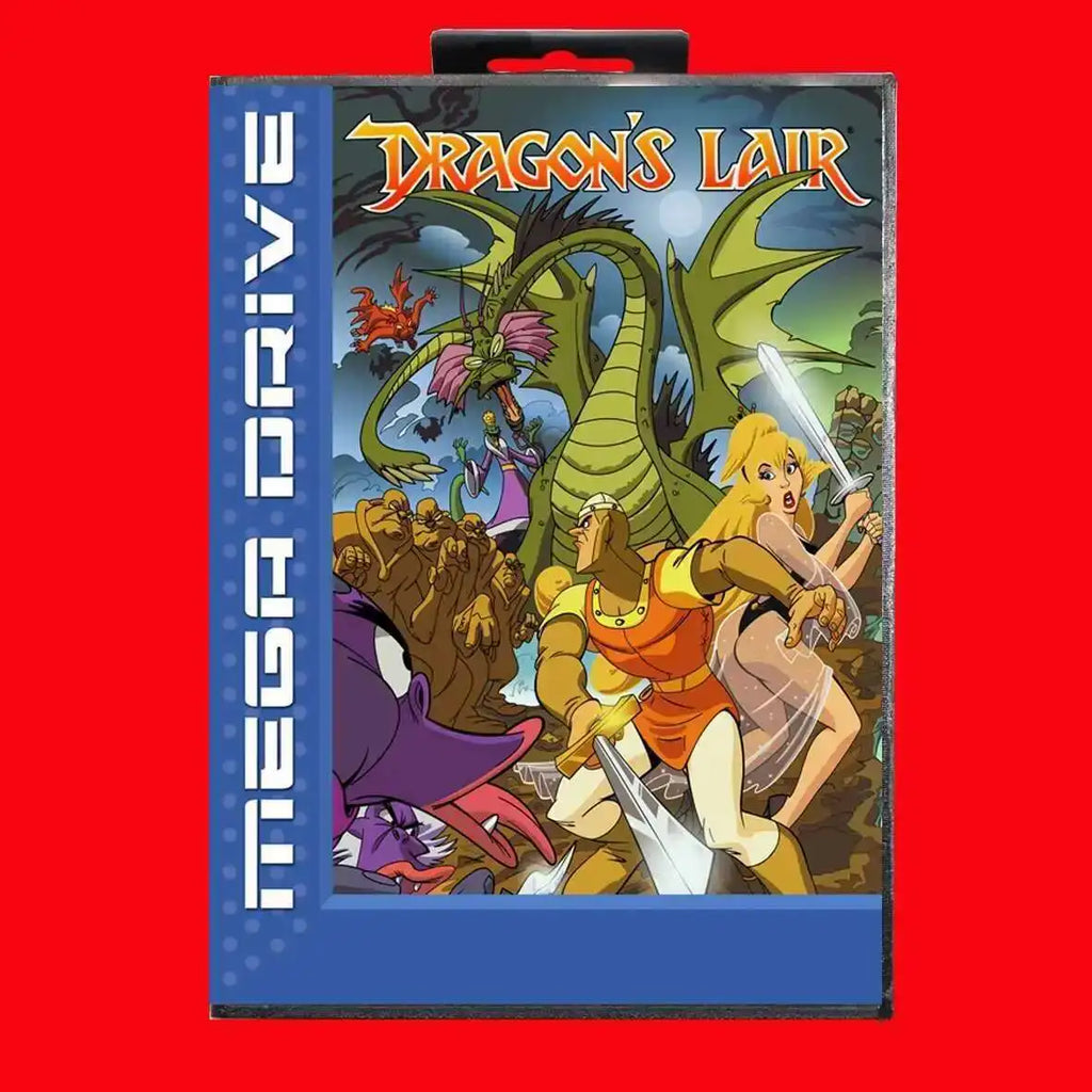 Dragons Lair with EUR Box for 16 Bit Sega MD