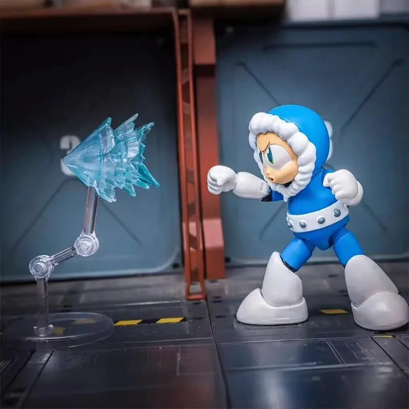 Jada Toys Mega Man Action Figure Model  Rockman, FIREMAN, ICEMAN