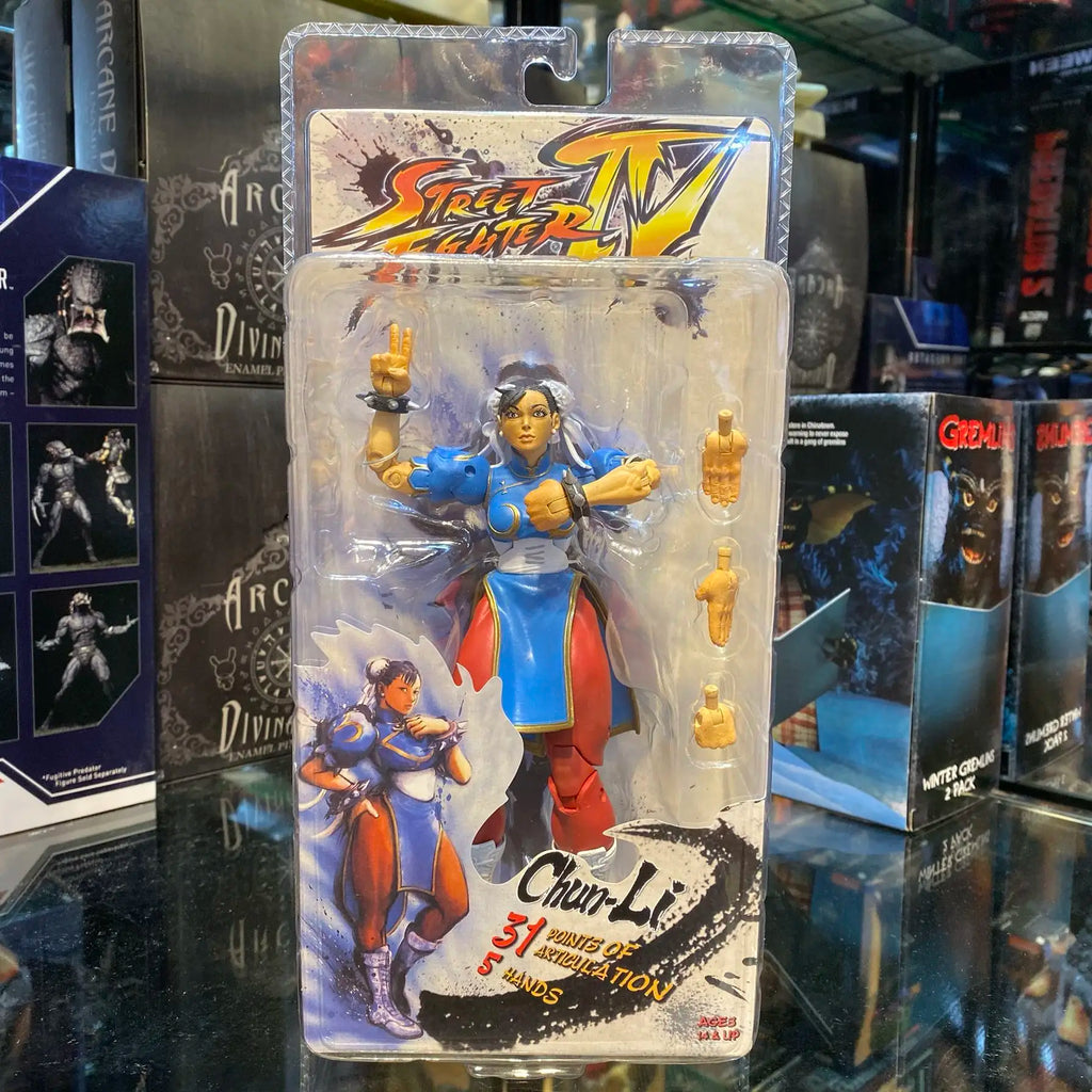 Neca Street Fighter, Ryu, Ken, Chun Li, Guile, Figures
