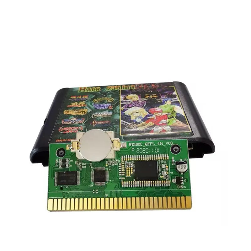 235 in 1 MD Cartridge Mulit Game in One For 16 Bit Game For Mega Drive Mega Genesis